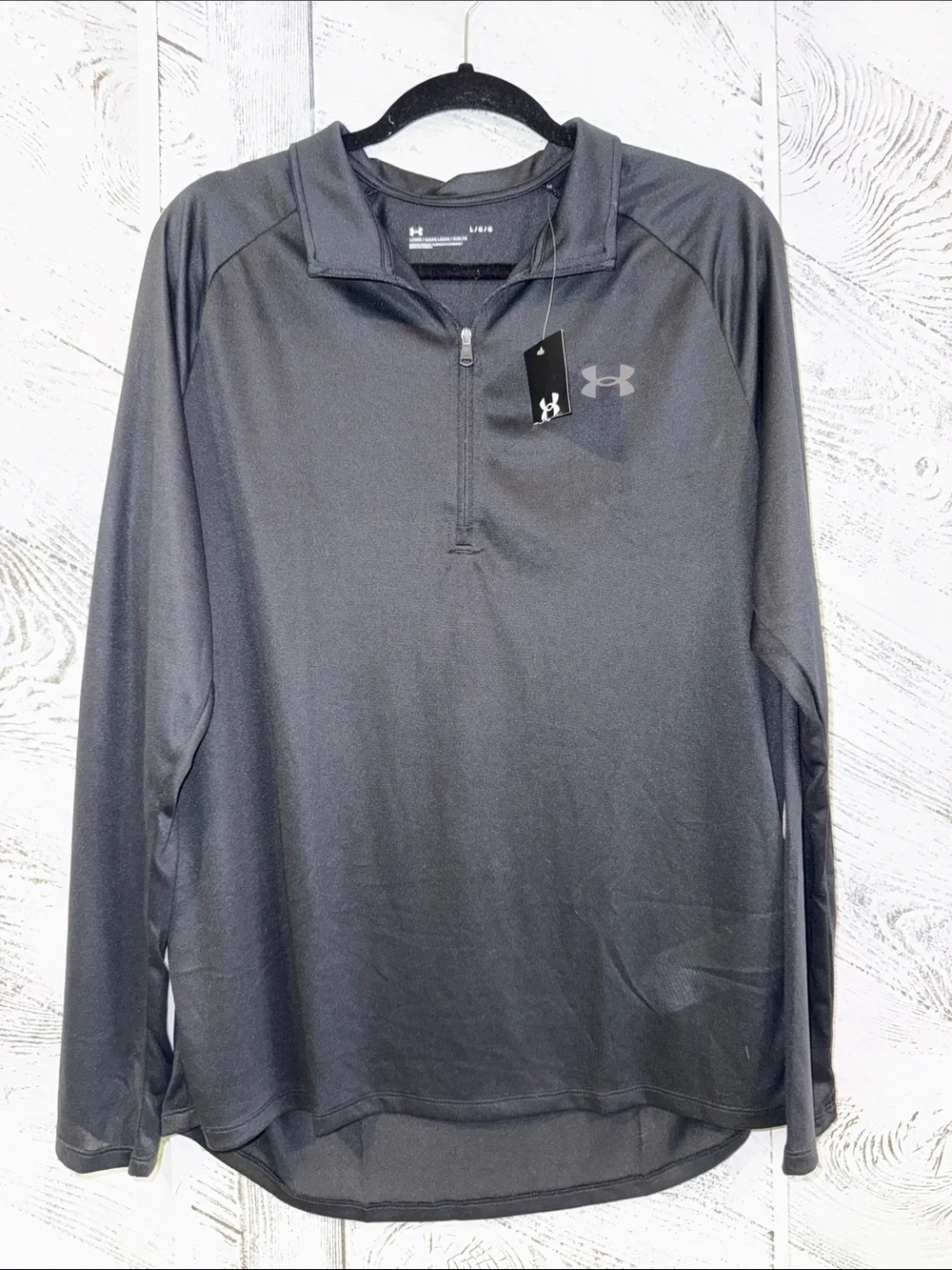 Under Armour Men's Dark Gray Half-Zip Performance Pullover
